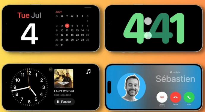 昌平苹果手机维修分享iOS17横屏充电待机显示有什么好处 