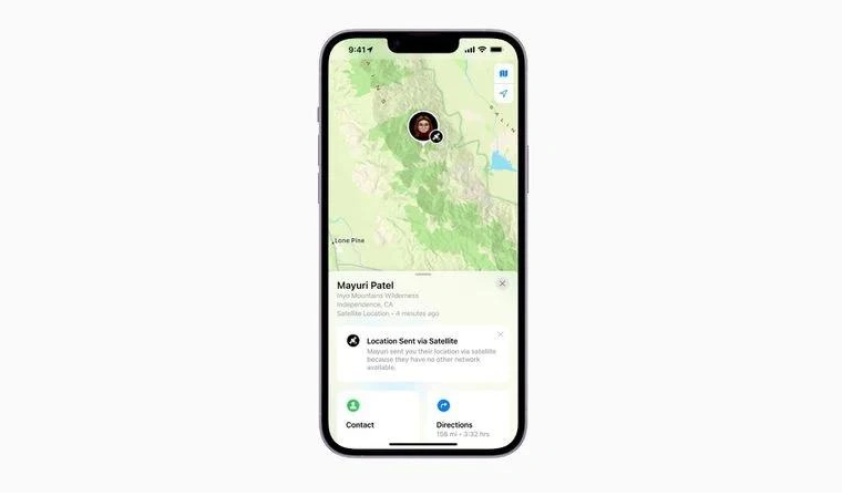 昌平苹果14维修分享iPhone14系列中 FindMy功能通过卫星分享位置方法教程 