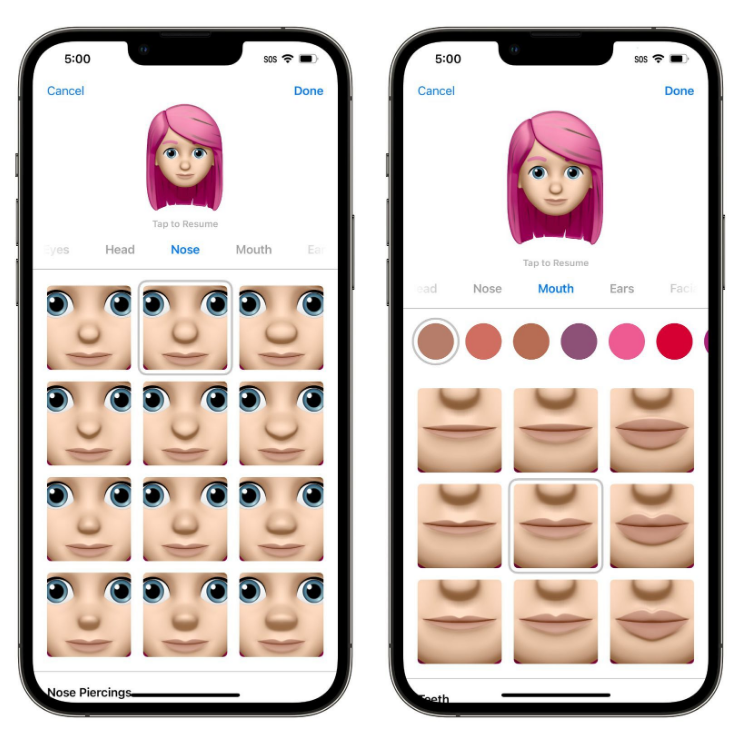 昌平苹果手机维修分享​iOS 16中的拟我表情有了哪些变化和升级 